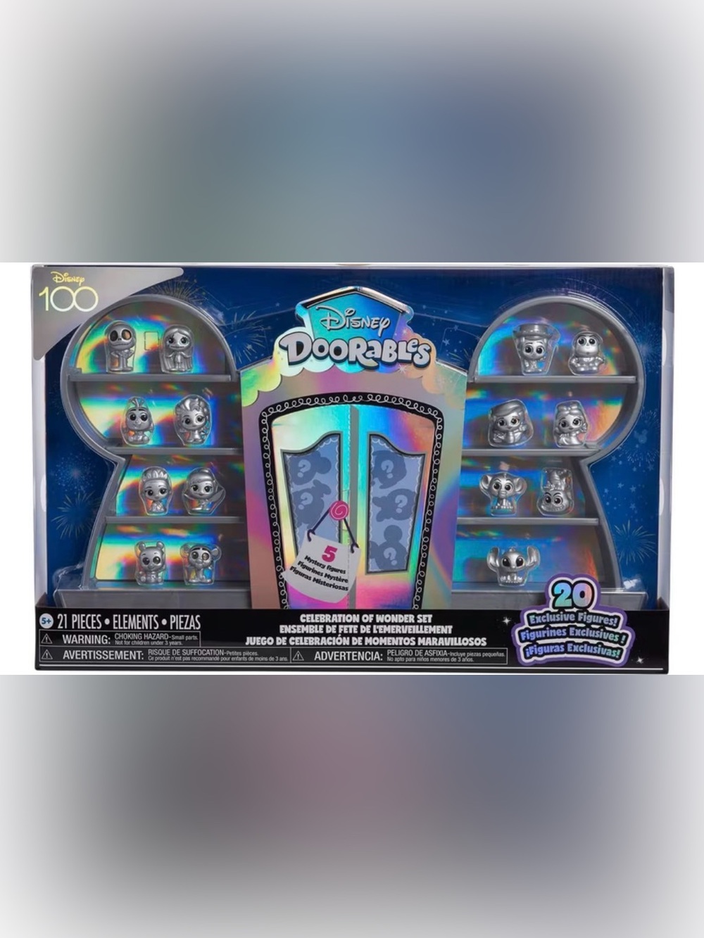 Disney100 Doorables 21-Pack Celebration Set of Exclusive Figures, 21 Piece Pack
